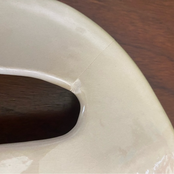 FLEUR RUSTIQUE by Nanette Vacher by Ambiance Collections 3 Footed Platter - Picture 5 of 5